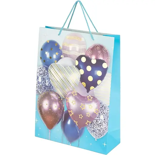 Пакет подарунковий 698L Блакитний - фото 1