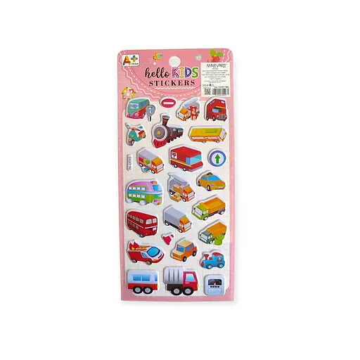 Наліпки дитячі 6 дизайнів 12 шт. (762817ML) - фото 4