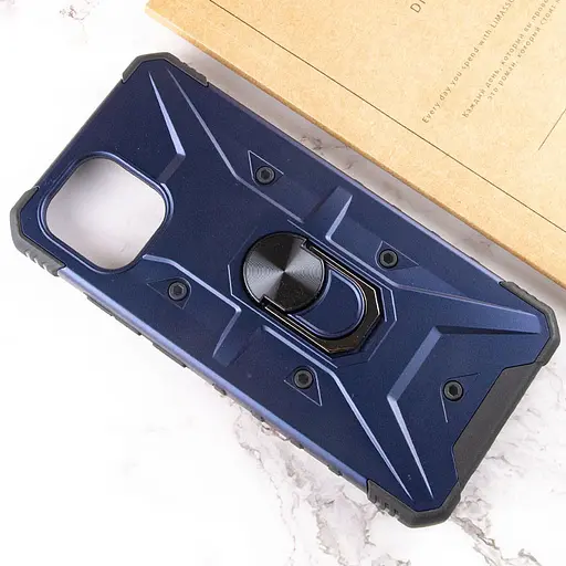 Ударостійкий чохол Pathfinder Ring для Samsung Galaxy A04 Синій / Navy - фото 4