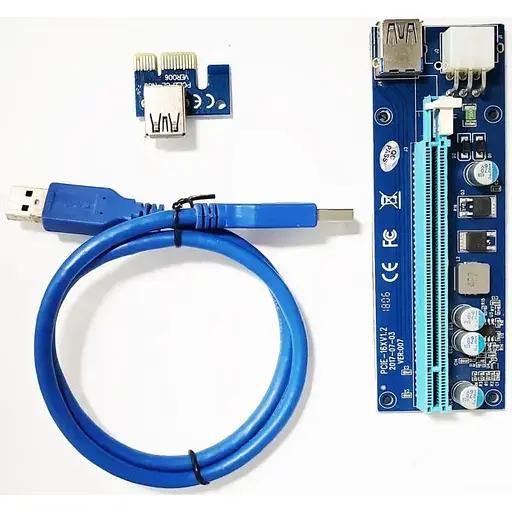 Адаптер Riser PCIE-16XV1.2 Ver.007 Б/В - фото 1