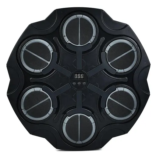 Боксерський набір MS 4655 з 6 цілями, Bluetooth, акумулятором, USB-зарядкою, музикою та 3 швидкостями, чорний - фото 2