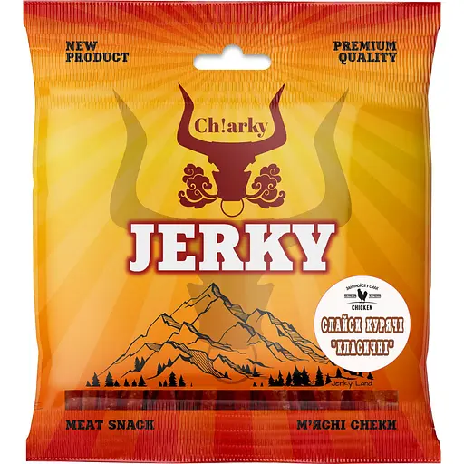 М'ясні снеки Ch!arky Джерки Курка 45 г