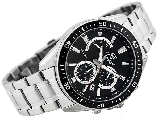 Годинники чоловічі кварцові наручні Оригінал Casio Edifice EFR-552D-1AVUEF на сталевому браслеті (модуль 5490) - фото 5