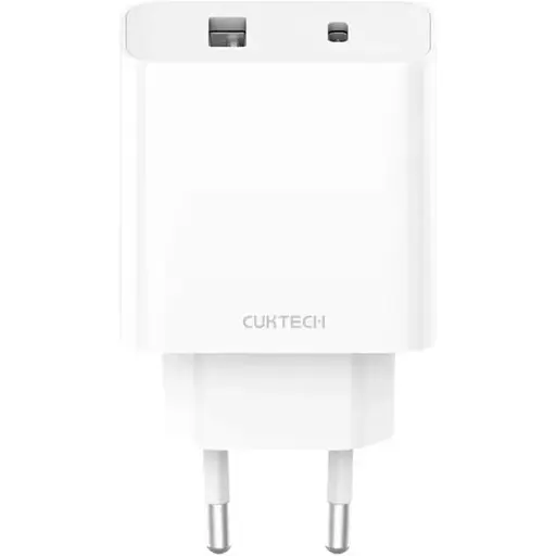 Зарядний пристрій 2 порти Xiaomi CUKTECH A19 30 W Charger (Type-A + Type-C) біле - фото 1