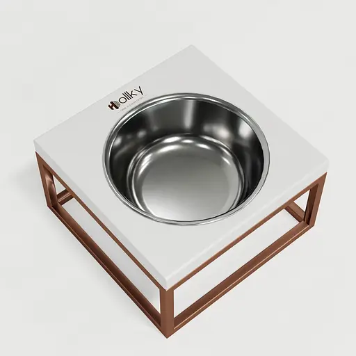Hollky Base Solo M — миска на підставці для котів і середніх собак (1 × 0,8 л) - фото 6