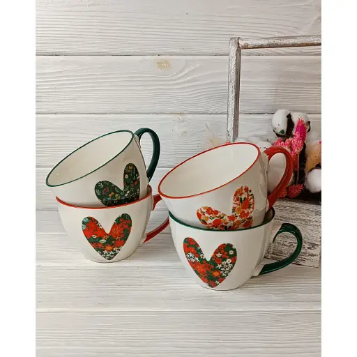 Чашка Vittora Расцвет любви 440 мл 1 шт. (147444) - фото 6