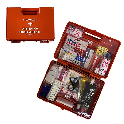 Аптечка медична автомобільна АМА-1 Євростандарт в кейсі (з турнікетом) - фото 1