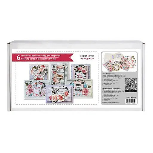 Набір для створення вітальних листівок "Catch the moment" Fabrika Decoru FDGCK-039, 6 шт - фото 4