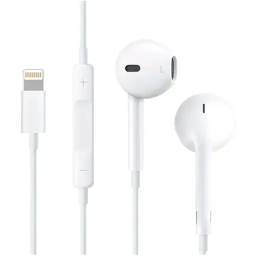 Наушники Hoco L7 Plus Original series lightning converse earphone белые - фото 1