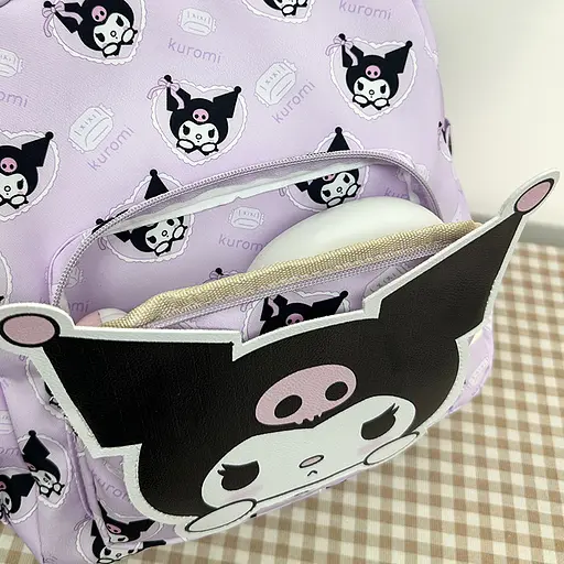 Рюкзак дитячий із тканини Зайчик Kuromi, 29x24x10 см, 1810-1 - фото 4