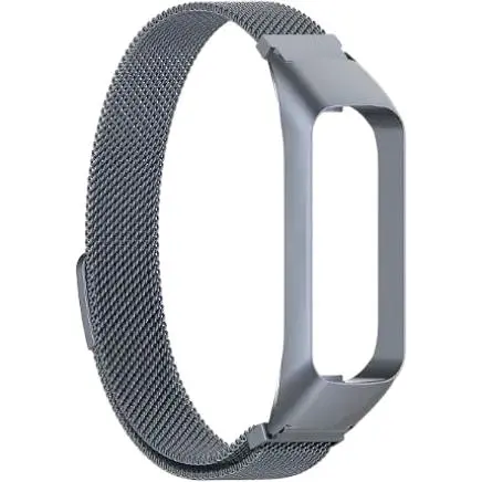 Ремешок-бампер DK для Samsung Galaxy Fit2 (R220) Metal Milanese Loop Magnetic (grey)