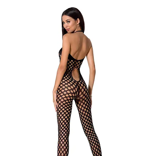 Бодистокинг Passion BS065 комбинезон крупная сетка S/M/L black - фото 2