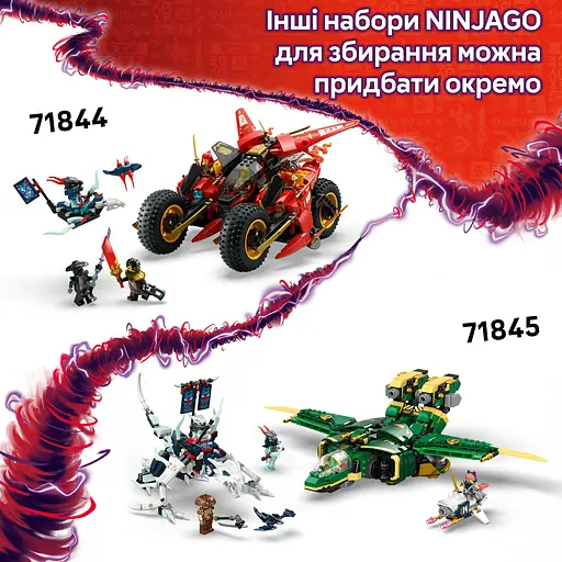 Конструктор LEGO Ninjago Разбойник: Робот-всадник на драконе 584 детали (71843) - фото 22