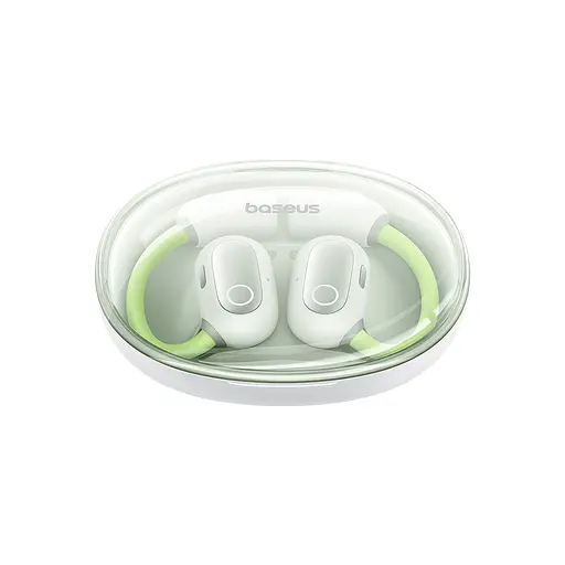 Наушники Baseus Eli Sport 1 Open-Ear TWS Earbuds, IPX4, BT5.3, 65mAh, 600mAh, 7.5h, Green A00064400641-00 - фото 3