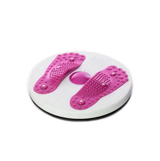 Балансировочный диск MS 2479-1 тренажер+массажер Розовый