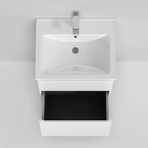 Тумба з умивальником AM.PM X-Joy підлогова 55 см 2 ящики білий M85-FSX0552-WC0552WG38 Білий - фото 6