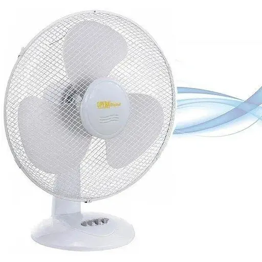 Настольный универсальный электрический вентилятор OPERA OD-0316 16" с защитной решеткой для дома офиса - фото 1