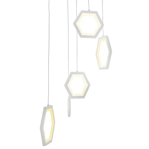 Світильник стельовий Brille підвісний світлодіодний для холу BR-936S/44W LED WH - фото 8