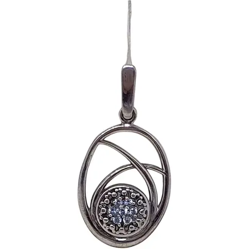 Серебряная подвеска Гаразд с фианитами. 5542983