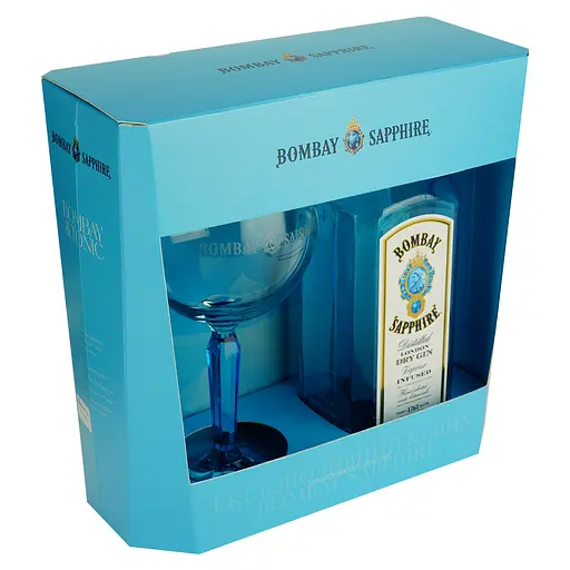 Набор: Джин Bombay Sapphire 47% 0.7 л + бокал - фото 2