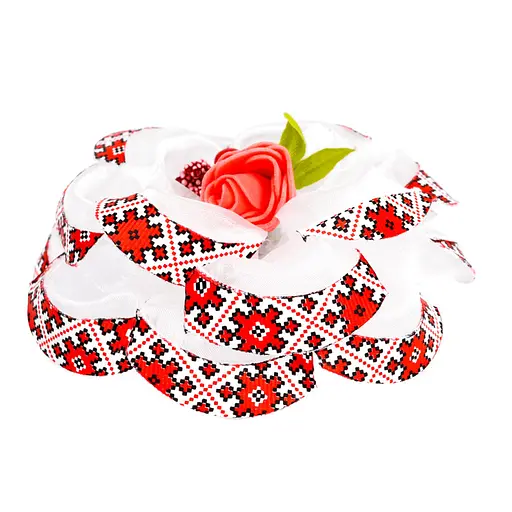 Набор для девочек Бант объемный в украинском стиле 0108-357, 2 шт - фото 3