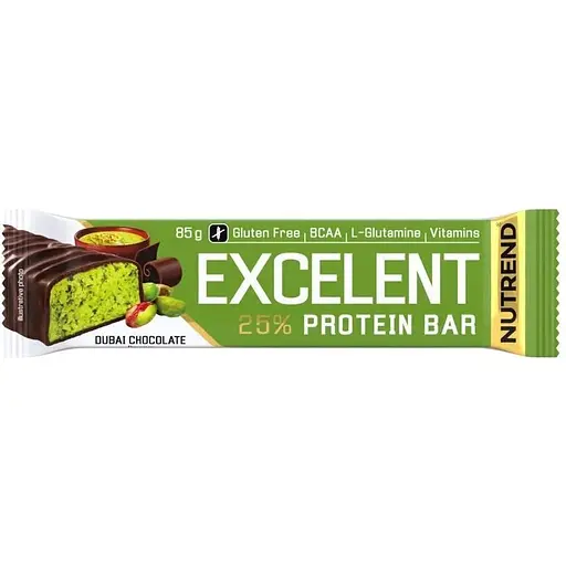 Батончик Nutrend Excelent Protein Bar, 85 грамм - Дубайський шоколад