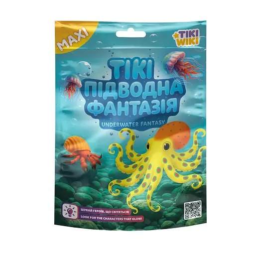 Стретч-игрушка в виде животного Tiki Wiki - Тики Подводная фантазия (SQ009) - фото 1