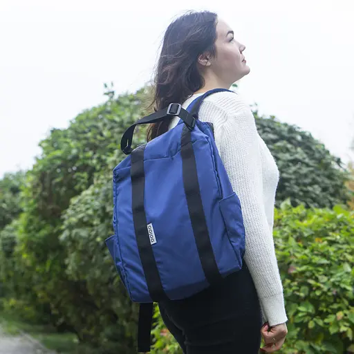 Рюкзак-антикрадій OOLOO Кенгуру mini 40x30x12 см, синій 2875 - фото 7