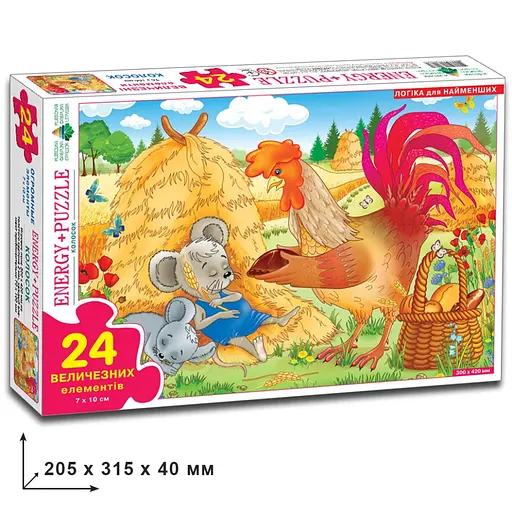 Дитячі пазли Колосок 82081 на 24 елемента