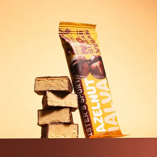 Протеїнова халва Sister's Sport Protein Halva, 10*40 грам - Фундук - фото 5