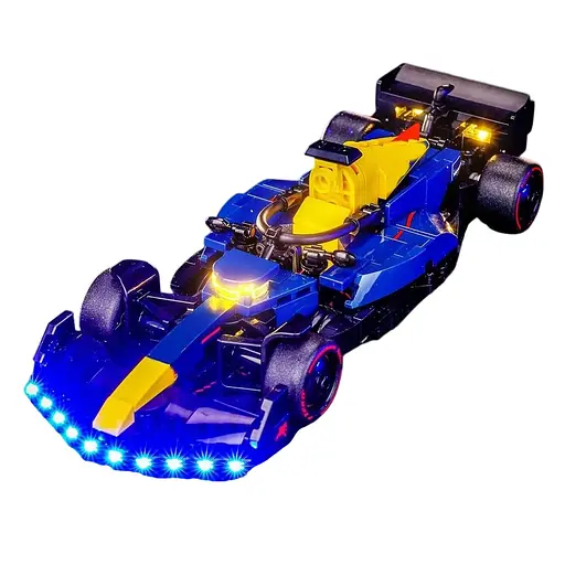 Комплект светодиодного освещения для гоночного авто, совместимый с Lego 77243