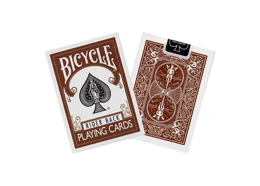 Карти гральні United States Playing Card Company Bicycle Rider Back Brown deck (02309) - фото 2