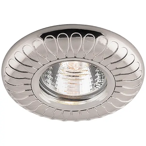 Вбудований світильник Feron DL6047 під лампу титан - фото 1