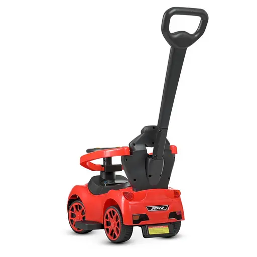 Детская каталка-толокар с родительской ручкой M 4741-3 музыка, свет - фото 3