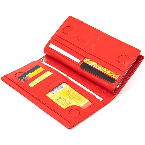 Кожаный женский кошелек ST Leather 10х19х3 см acs0018184 - фото 4