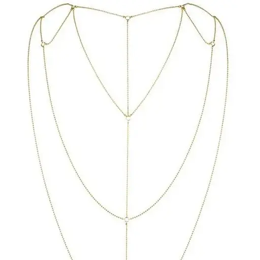 Ланцюжок для спини Bijoux Indiscrets Magnifique Back and CLeavage Chain - Gold - фото 2