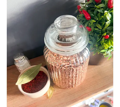 Банка емкость стеклянная с крышкой для хранения сыпучих продуктов 1150 мл, S&T Прозрачный 87085 - фото 3