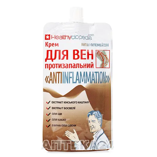 Крем для вен Healthyclopedia противовоспалительный Antiinflammation 100 мл