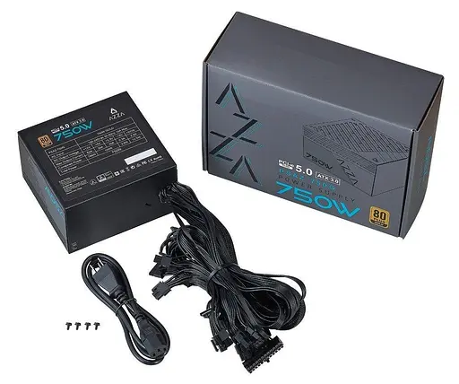 Блок живлення AZZA ATX 3.0 750W PSAZ-750G (PSAZ-750G ATX3.0) Б/в - фото 3