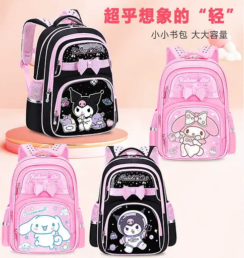 Рюкзак Kuromi, 31x15x43 см, 2 отделения, 4 кармана, на молнии, C72834 (в ассортименте) - фото 5