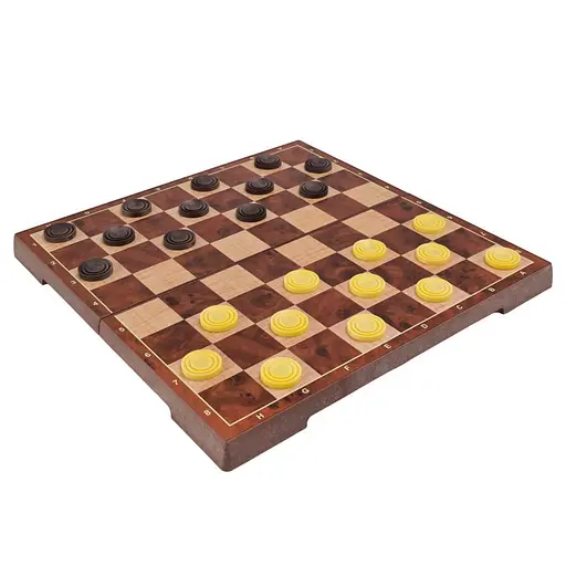 Набір настільних ігор "Магнітні шахи, шашки" 2 в 1 Bambi 2458, 30,5х30,5х2 см - фото 4