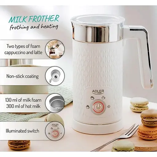 Капучінатор Adler AD 4494 W - фото 5