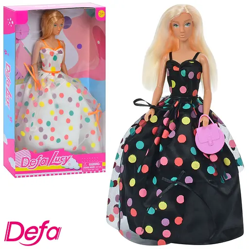 Лялька DEFA 29 см сумка (в асортименті) 8452 - фото 2