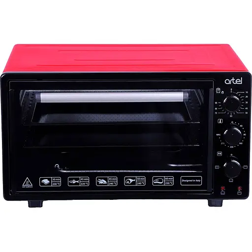 Электрическая духовка Artel настольная MD 3216 L Black/Red (132460) - фото 2