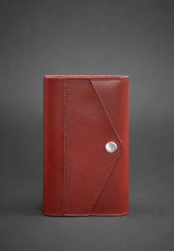 Кожаный блокнот (Софт-бук) 2.0 красный - фото 2