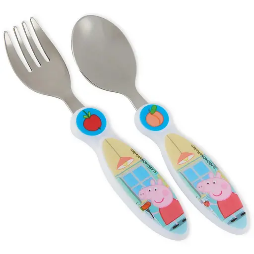 Детский набор столовых приборов 2 предмета Stor Peppa Pig (41218)