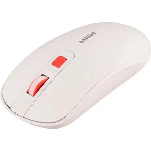 Миша комп'ютерна Xiaomi MiiiW Wireless Mute Mouse Lite PM21 (MW23M21) White - фото 2