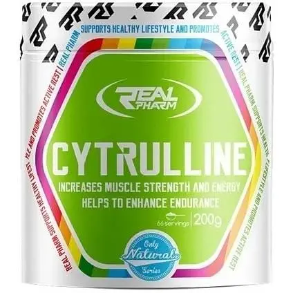 Амінокислота Real Pharm Citrulline, 200 грам - Полуниця-малина