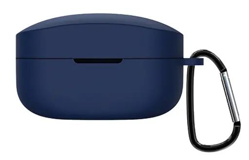 Чехол-накладка DK Silicone Candy Friendly с карабином для Sony WF-1000XM4 (dark blue) - фото 2