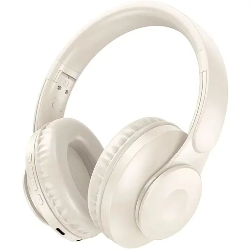 Навушники бездротові повнорозмірні Hoco W45 молочно-білі